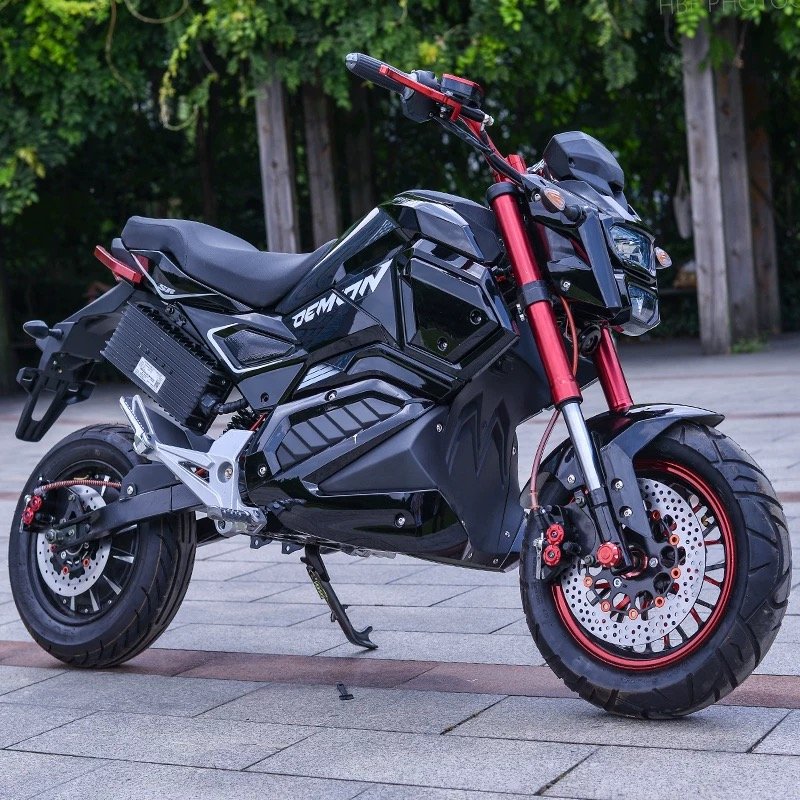 Off-road 80km/h Electric Sportbike Motorpower 2-Wheel E-Motorbike Scooter Lithium Battery 60V/72V 2000/3000W Motorcycles Adults