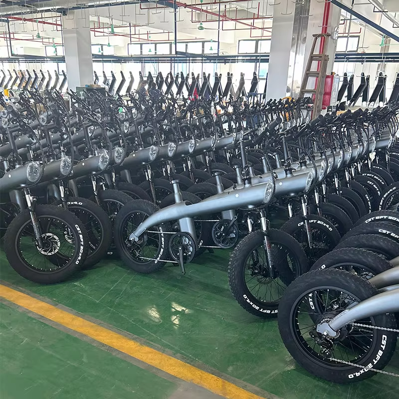 2024 EU US Warehouse Q3 Electric Bicycle 750W Foldable E Bike 48V Outdoor Mountain Men's 4.0 Fat Tire ebike Eletrica Bicicleta