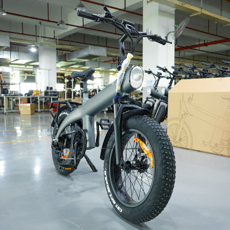 USA 24-Hour Shipping 750-Watt Fat Tire Electric Bike 45 km/h Big Tyre 48V Charging Disc Brake Electric City Bike Cargo Use