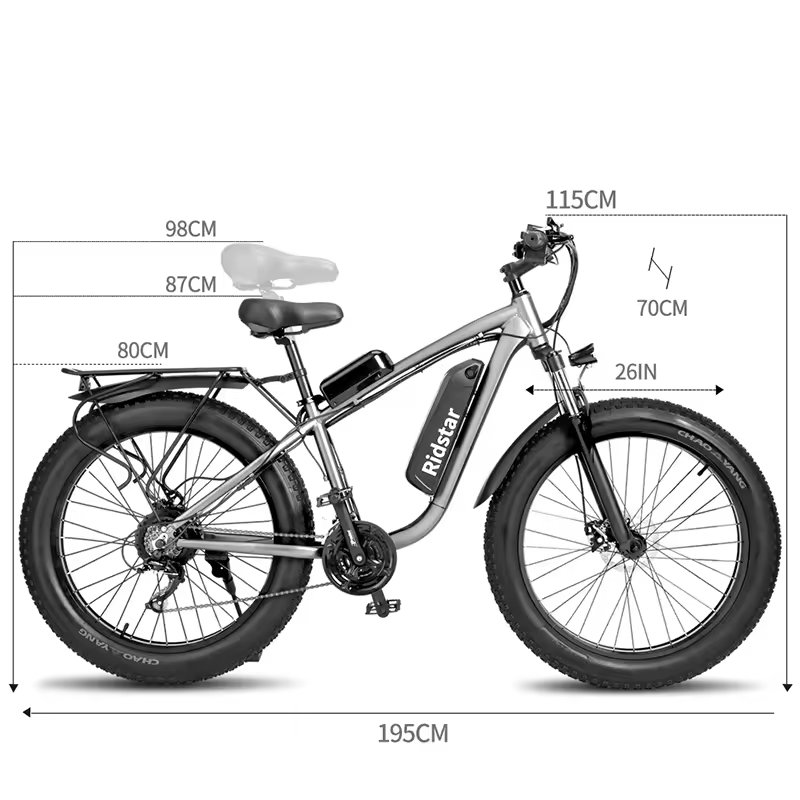 Ridstar E26 Electric Bike Adult Electric Bike 1000w Electric Mountain Bike
