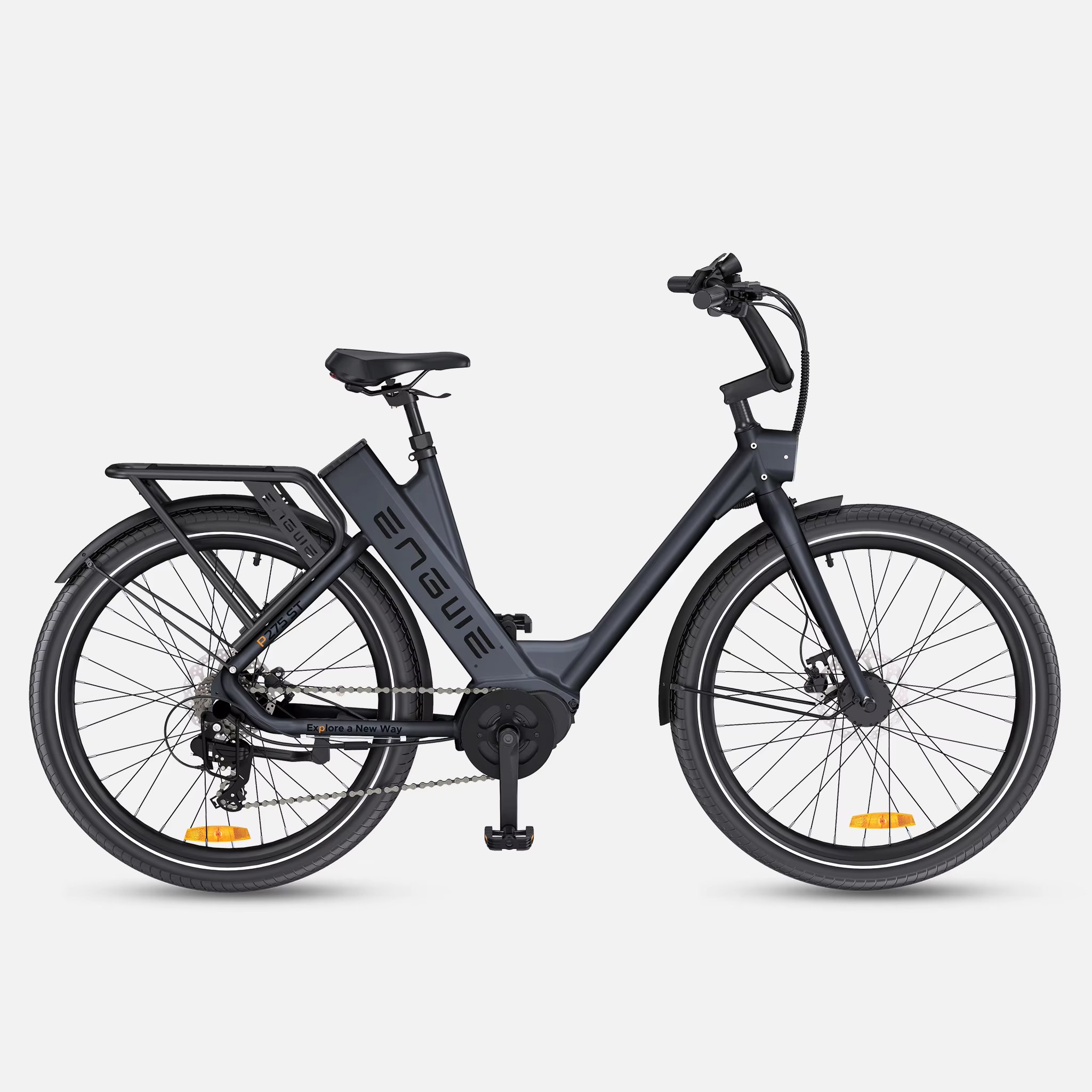 Eu Ready Stock ENGWE P275 ST Adult Fatbike 250W 27.5Inch Dirt E-Bike Mountain City Hybrid Ebike Bicycle Electric Bike
