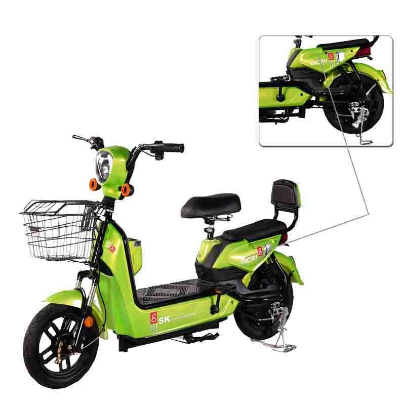 New 48V Electric City Bike 14" Foldable Adult Scooter with Steel Frame and 45 Speed Gears Wholesale from Manufacturer