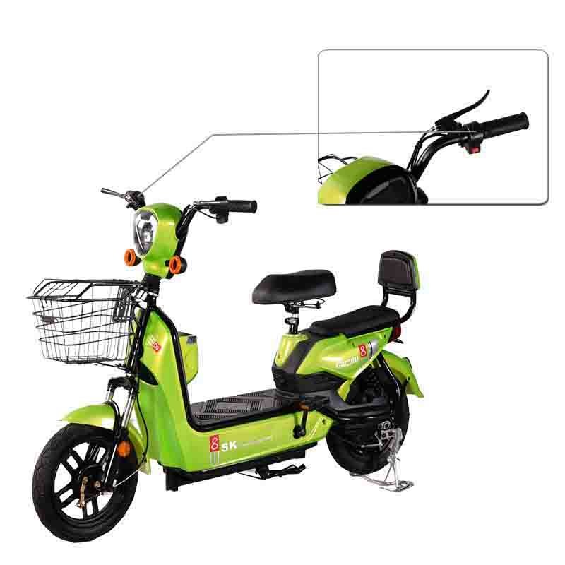 New 48V Electric City Bike 14" Foldable Adult Scooter with Steel Frame and 45 Speed Gears Wholesale from Manufacturer