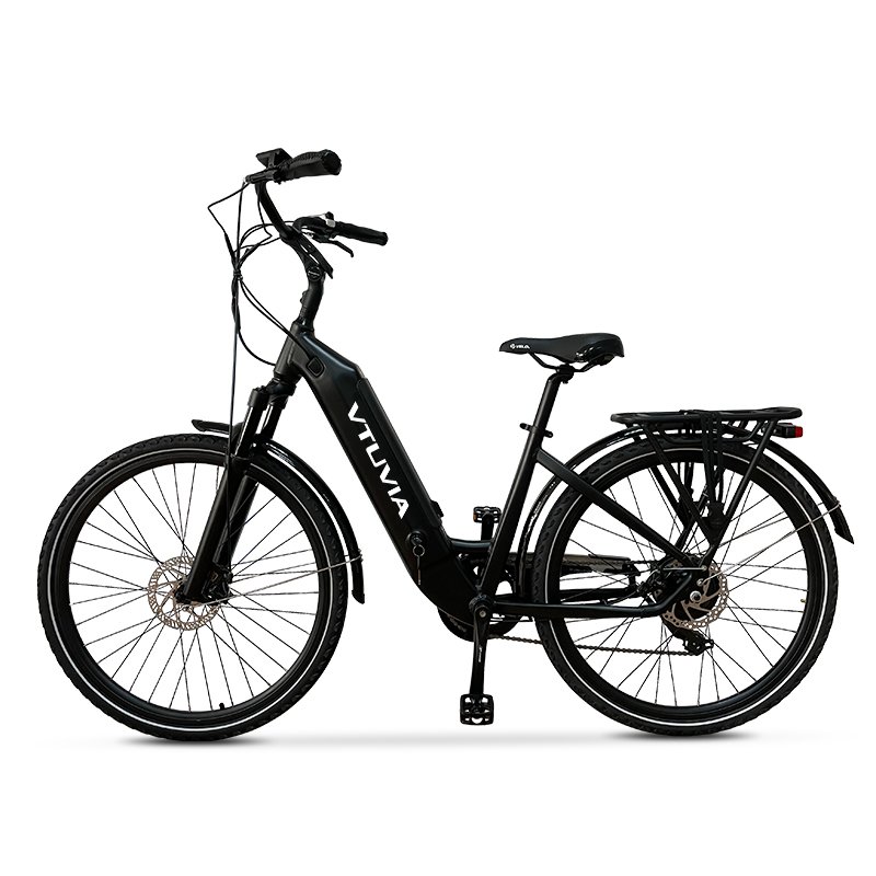 Buy electric city bike 2 seat electric bike with lithium battery usa warehouse fast delivery 36v 48v city ebike