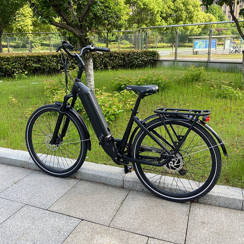 Buy electric city bike 2 seat electric bike with lithium battery usa warehouse fast delivery 36v 48v city ebike