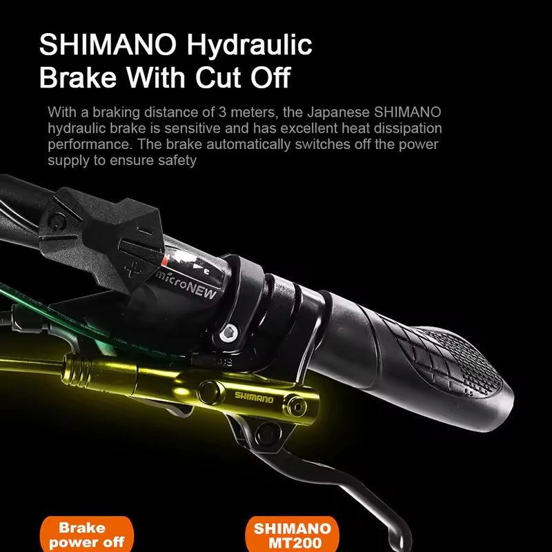 RANDRIDE YG90 Electric Mountain Bike 27.5 inch Adult Hydraulic Disc Brake 1000w Electric Bike