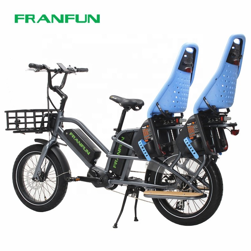 20*3.0 Wide wheels Kids child carrying electric city bike with Bafang engine m420