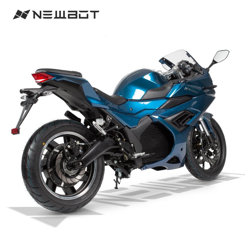 Newbot EEC COC Storm 5000W 72V 102Ah Blue Superbike High speed Electric Motorcycle Motor Roller Sportbike