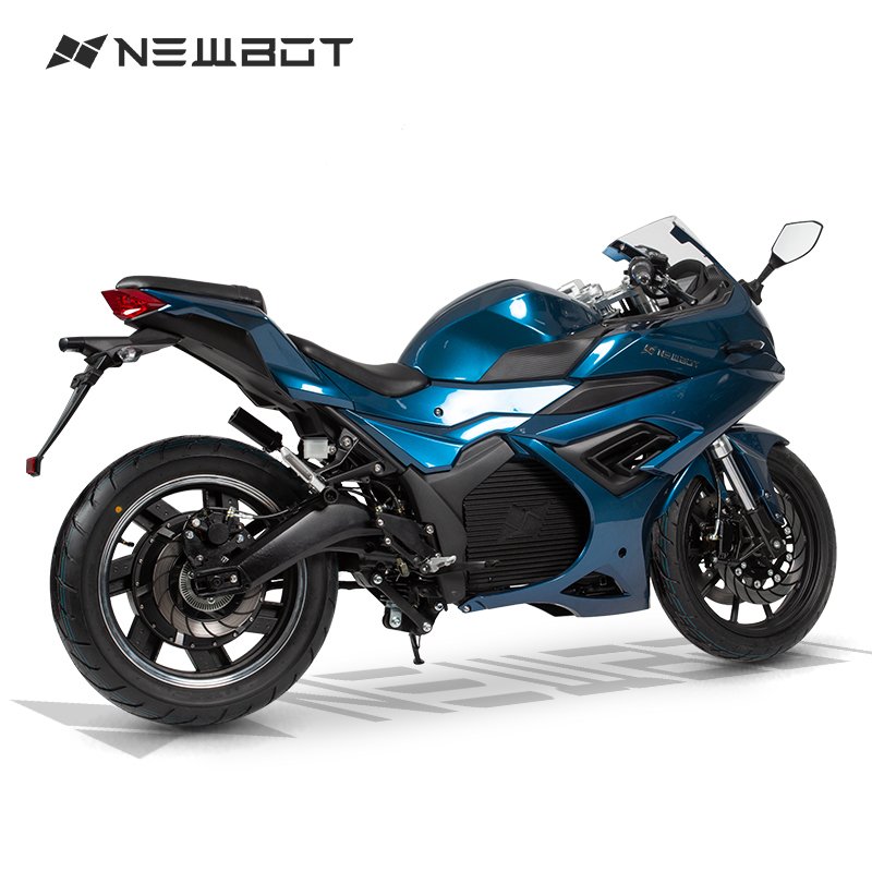 Newbot EEC COC Storm 5000W 72V 102Ah Blue Superbike High speed Electric Motorcycle Motor Roller Sportbike