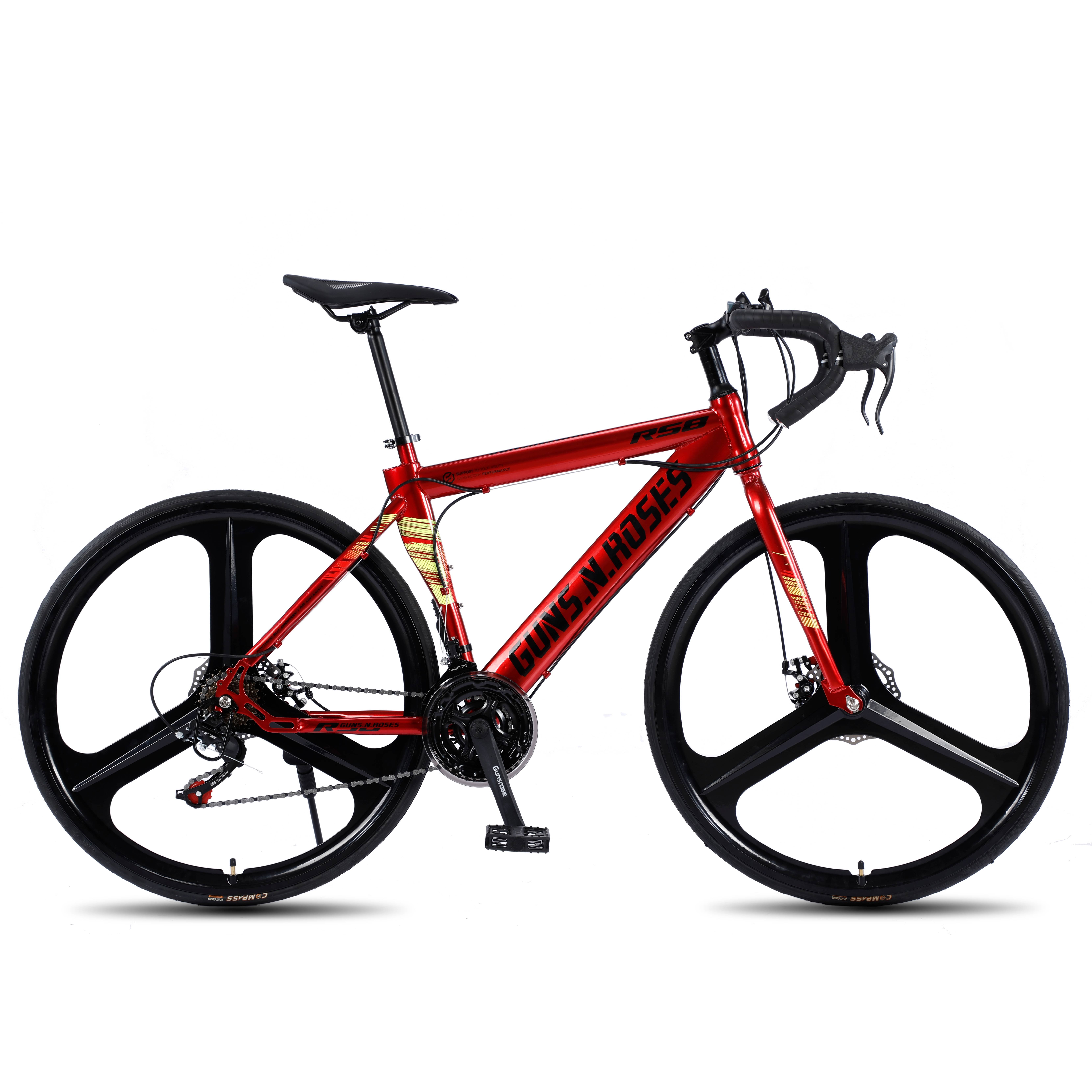 High Quality Professional Carbon Fiber Road Bike Children 21-Speed Double Suspension Disc Brake Suspension Fork Popular Style