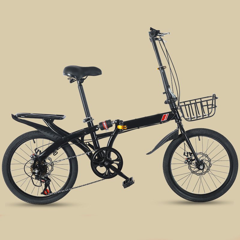 Manufacturer shock suspension bike variable disc brake bicycle 16 inch 20 inch folding bicycle for men women adult children