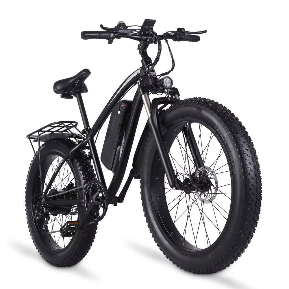 Cheap 48v 1000w Powerful Retro Vintage E Bike Off Road Fat Tire Bicycle Mid Drive Electric Dirt Mountain Bike