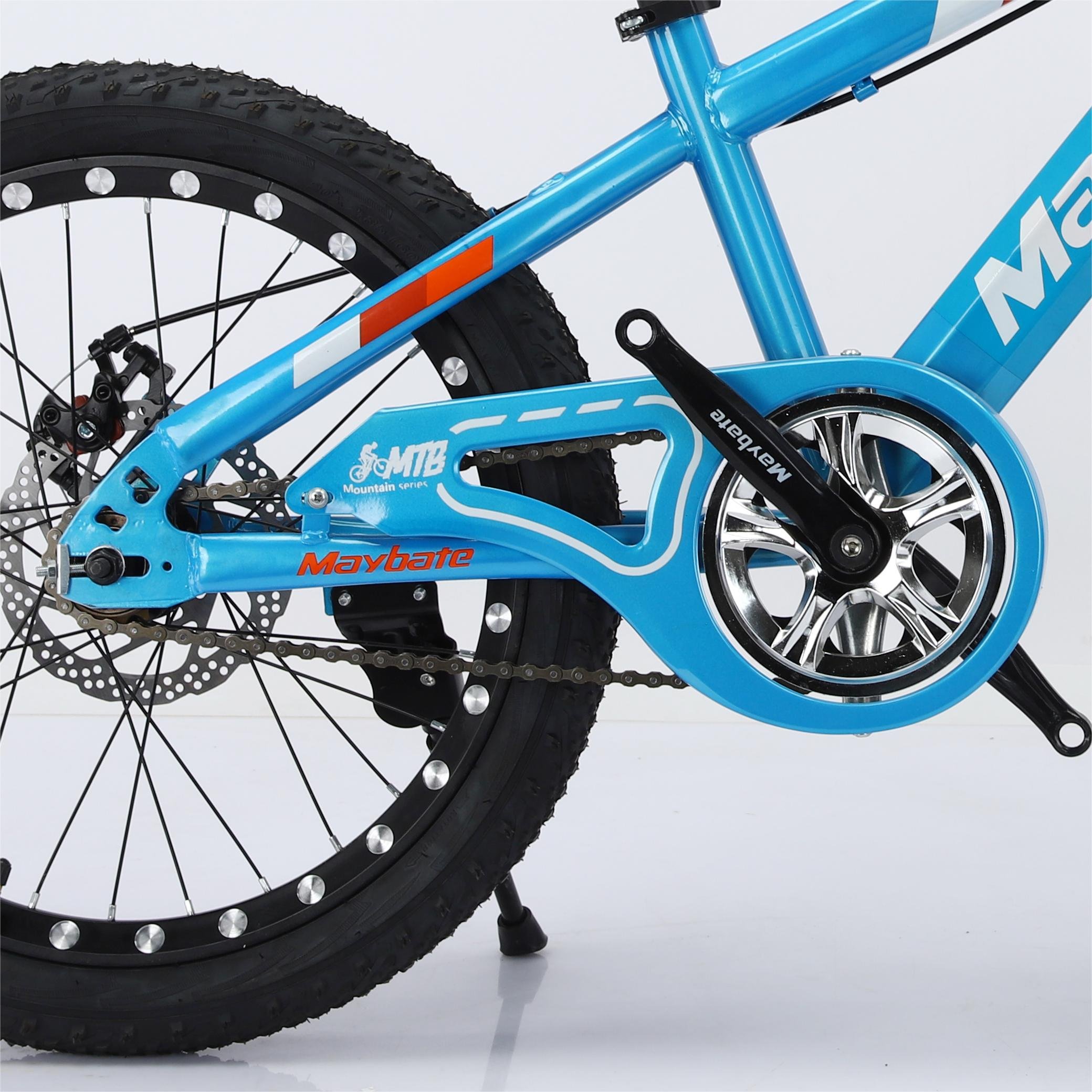 LANTU Best-Selling Single Speed Student Mountain Bike for Boys All Steel Bicycle with Disc Brake and Ordinary Pedal