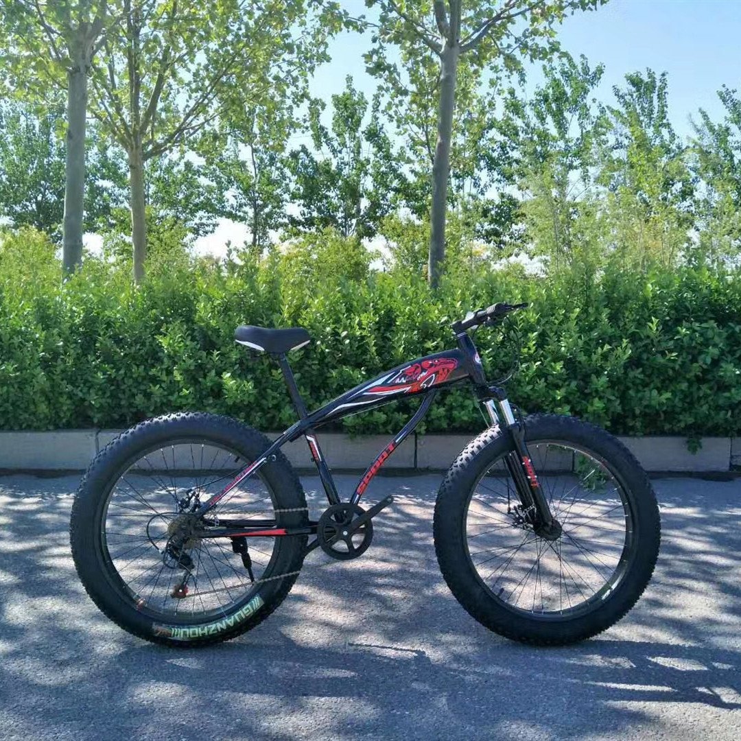 Fat tire electric Mountain E bike electric bike Aluminum frame electric snow bicycle 21 speed electric mountain bike