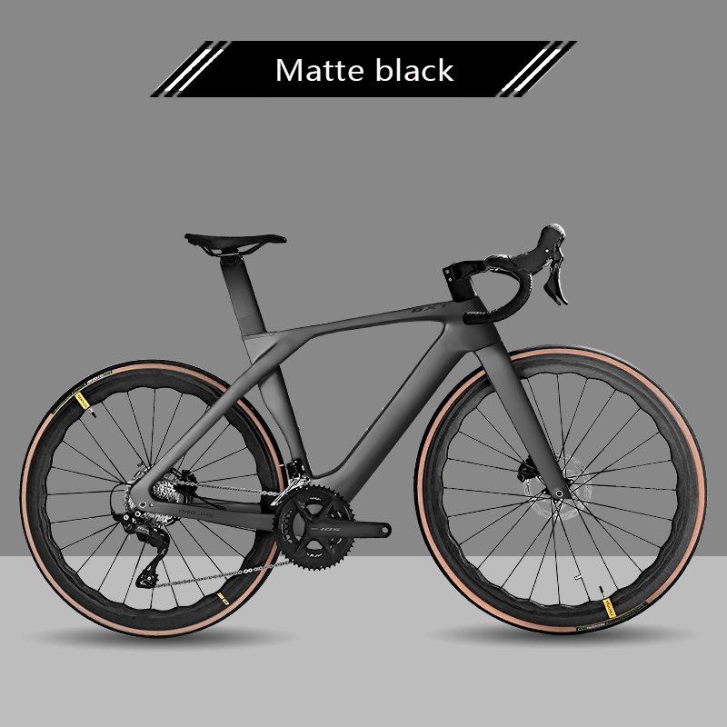 BXT Road Bicycle Factory Wholesale Carbon Fiber 24 Speed Commuter Cycling Dual Disc Brake Fully Hidden Line Di2 Unisex Road Bike