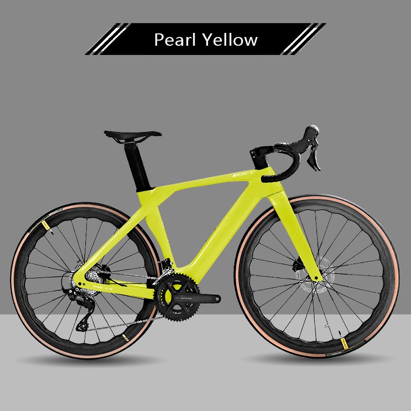 BXT Road Bicycle Factory Wholesale Carbon Fiber 24 Speed Commuter Cycling Dual Disc Brake Fully Hidden Line Di2 Unisex Road Bike