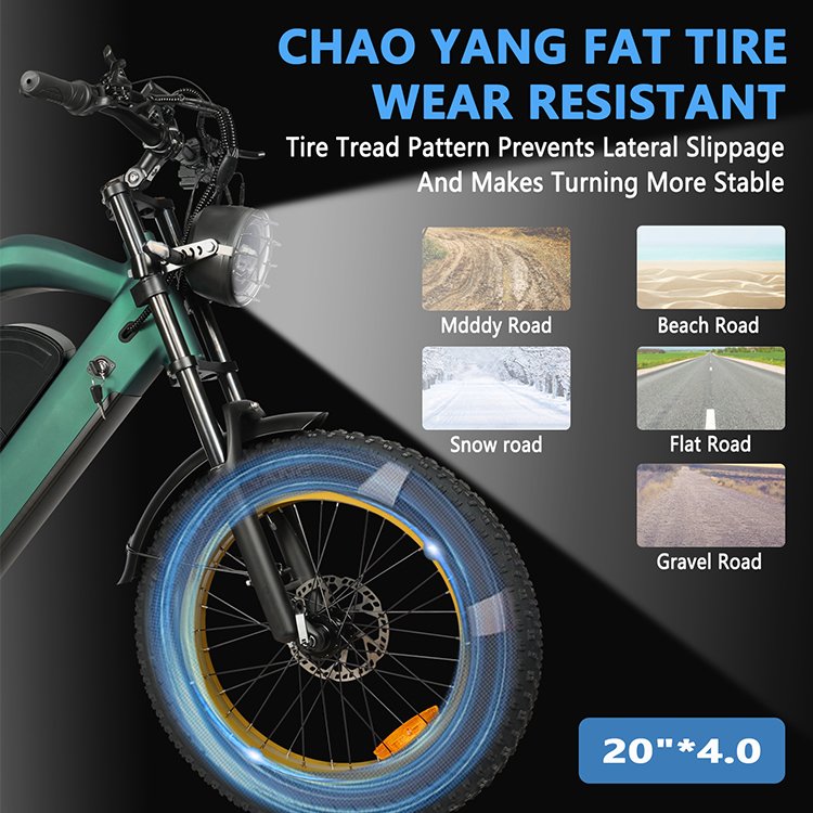 2024 Electric Bike Ready Stock Electrically Mountain Fatbike Eu Cheap 20inch Fat Tire Ebike Electric Bike Factory