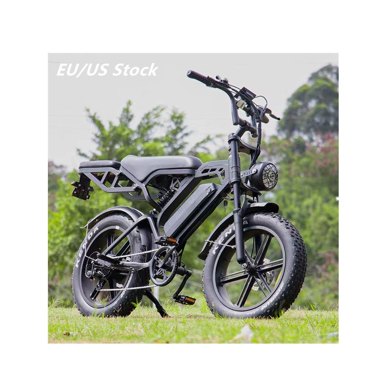 Factory Supplier Full Suspension Electric Mountain Bike with 48v Lithium Battery Integrated Electric Bicycle