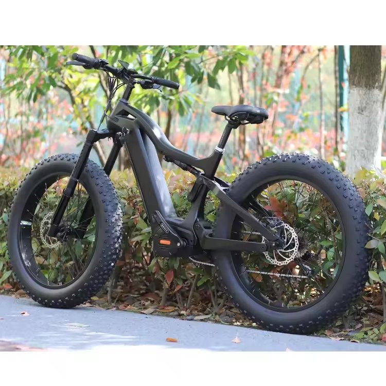 Ultra M620 Mid Motor Mountain Ebike with Carbon Fiber T700 Frame and 1000W Motor 48V 1000W Electric Aluminum & Lithium Battery