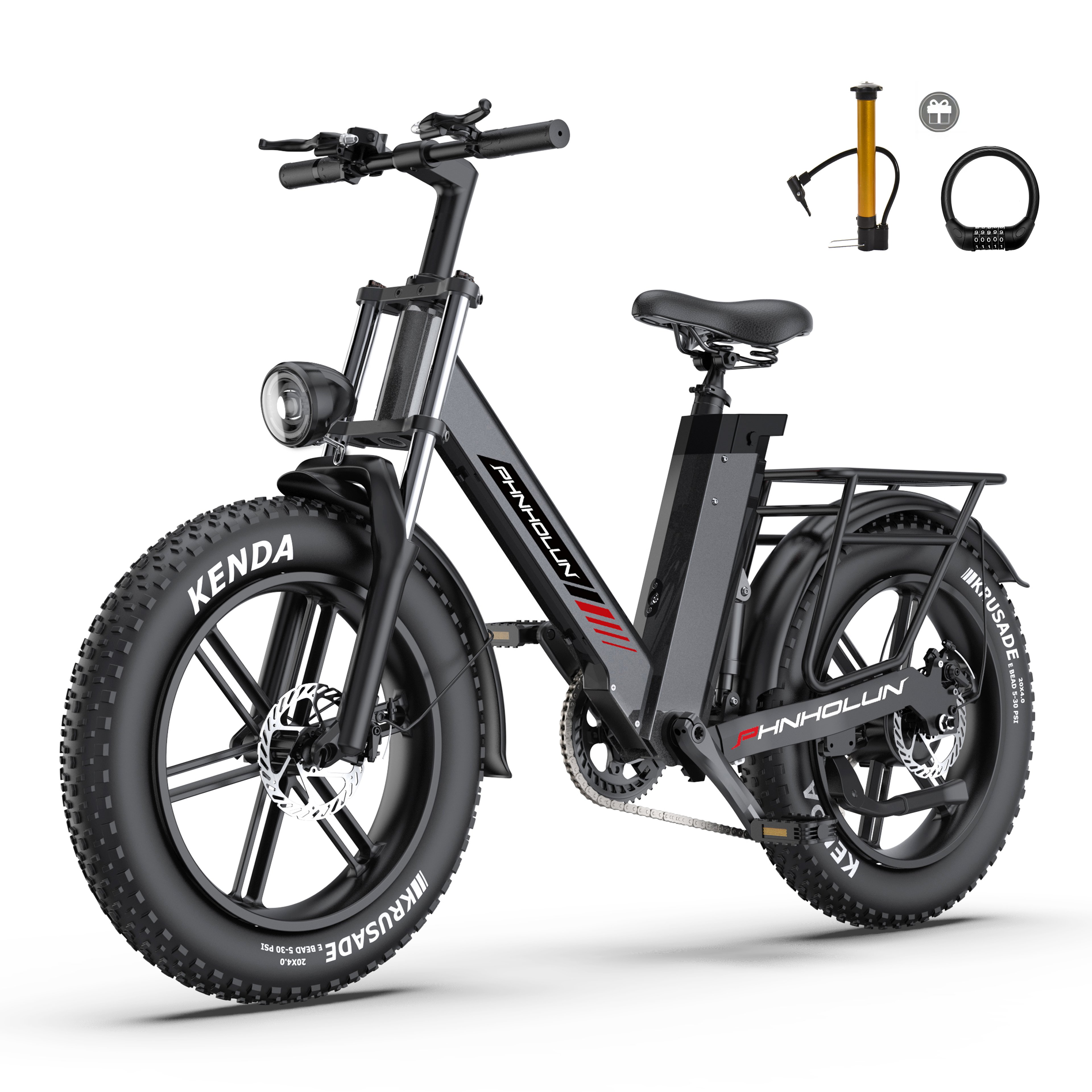20 inch EU standard 1000W Rear Hub Motor 48V17Ah Long Range Fat Tire Electric Bike Double Suspension mountain fatbike for adult