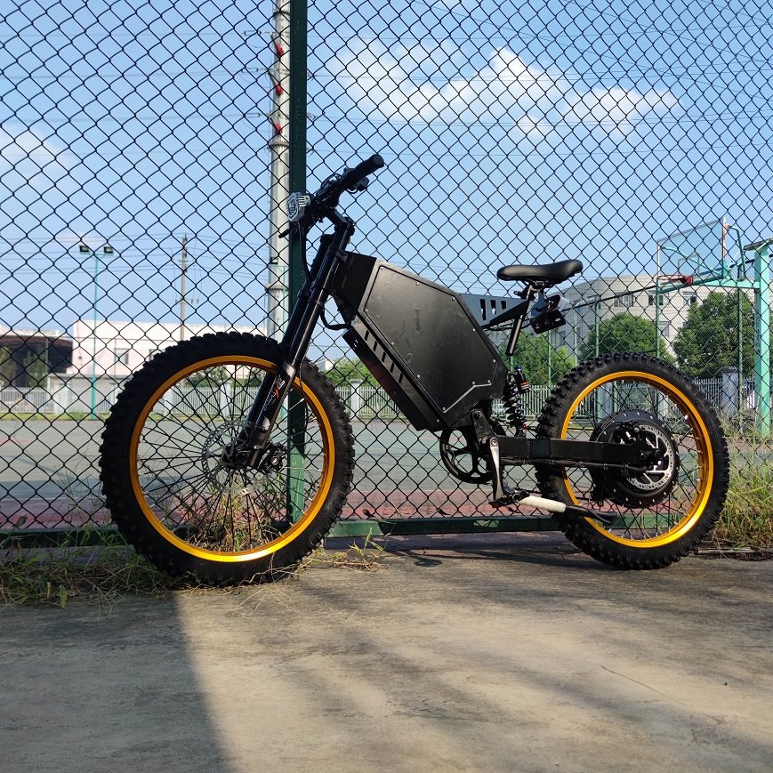 Super speed 19 21inch stealth bomber 72V 8000w 12000w electric bike with ebike seat sur ron mountain dirt bike