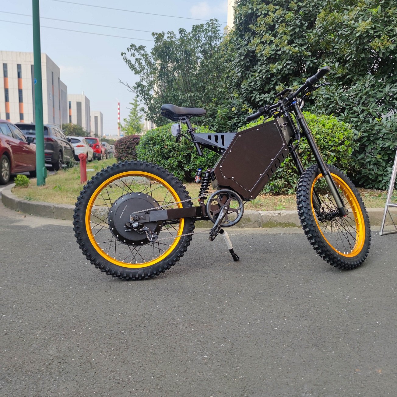 Super speed 19 21inch stealth bomber 72V 8000w 12000w electric bike with ebike seat sur ron mountain dirt bike