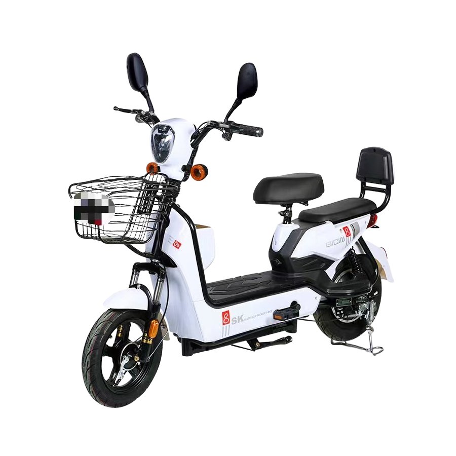14inch Fashion Double Electric Bicycle Factory Direct Sales Electric Scooter 48v 350w Power Electric City Bike