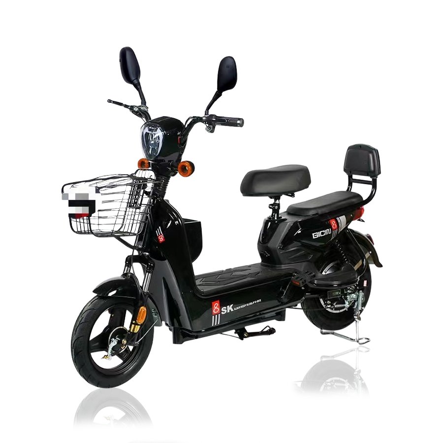 14inch Fashion Double Electric Bicycle Factory Direct Sales Electric Scooter 48v 350w Power Electric City Bike