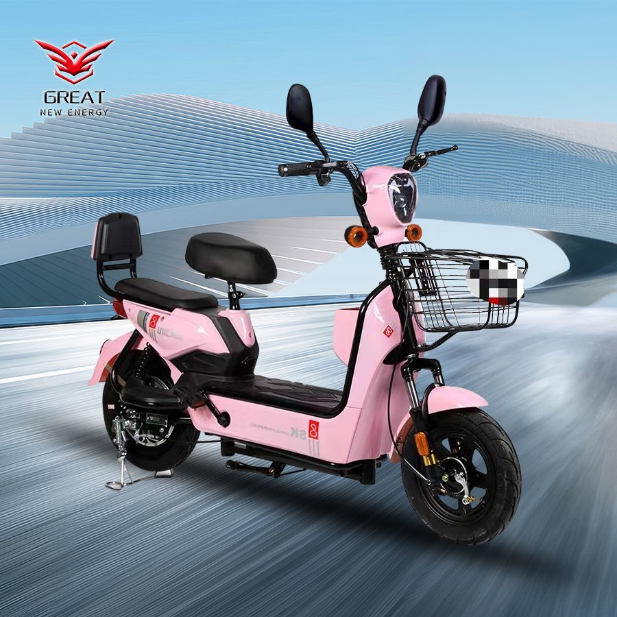 14inch Fashion Double Electric Bicycle Factory Direct Sales Electric Scooter 48v 350w Power Electric City Bike
