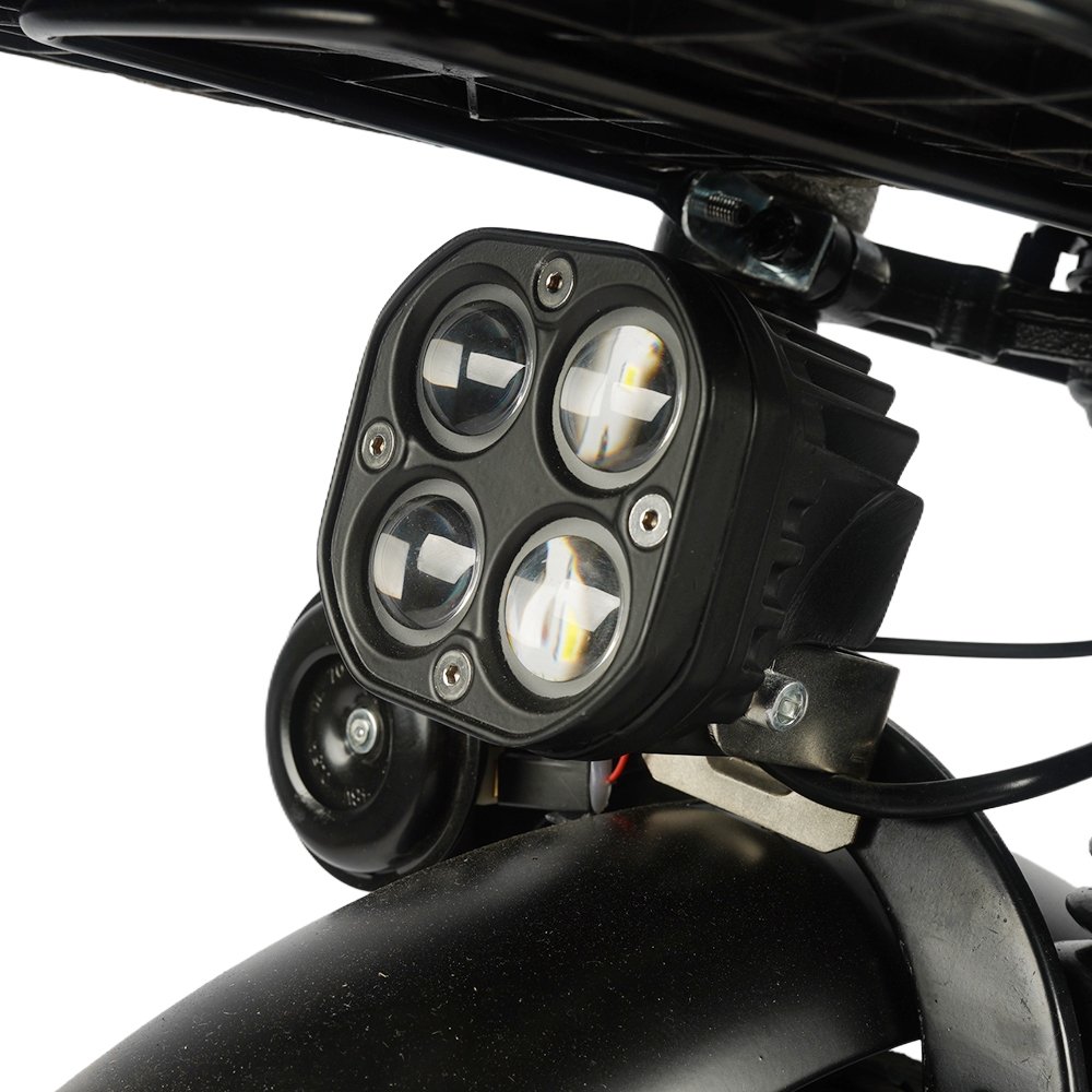 16-Inch High Carbon Steel Electric City Bike 500W Front Rear Shock Absorbers Oil Pressure Disc Brake Fat Tyre City Takeaway