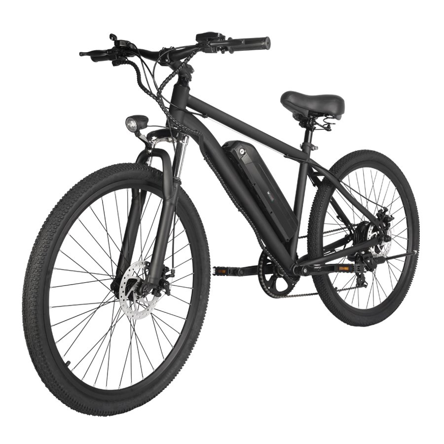 Super Shock-Absorbing E12 Electric Bike City Use 350W Motor Power 60KM Range 26-Inch Steel Frame Lithium Battery Mountain Riding