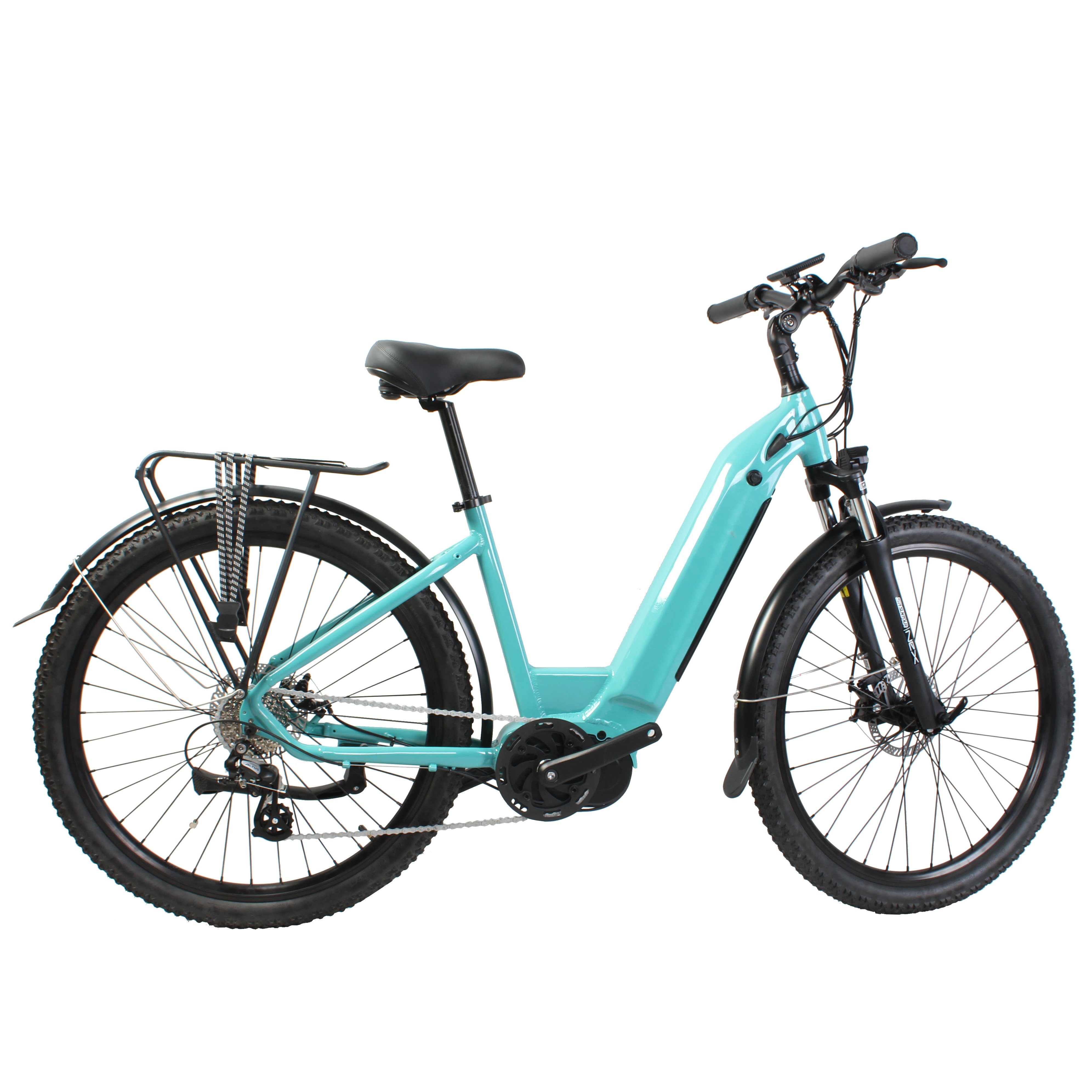 48v 15ah battery suspension fork 26inch ebike electric city bike