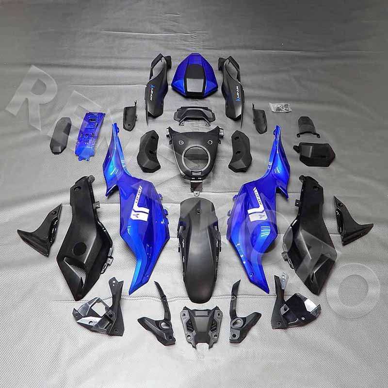 Full Motorcycle Fairings Fit For MT-07 2013-2016 Abs Plastic Body Work black blue
