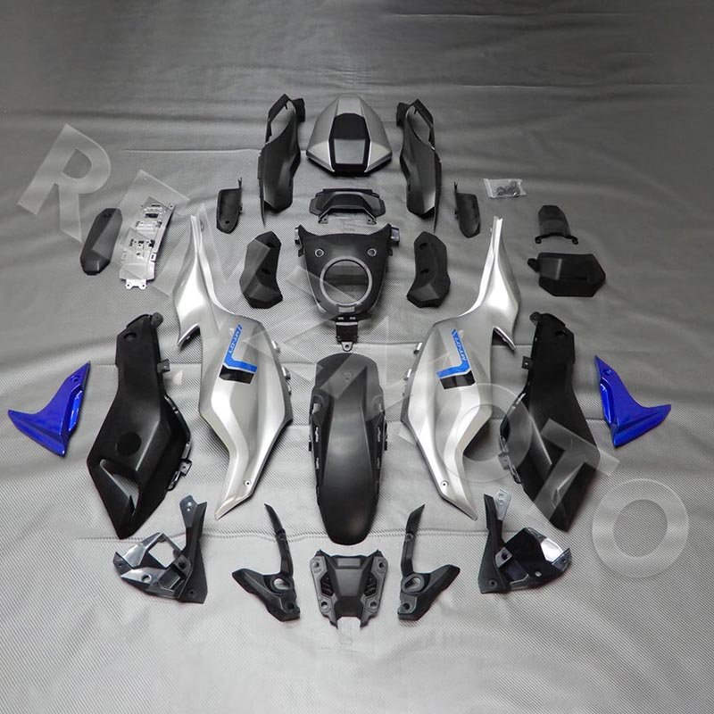 Full Motorcycle Fairings Fit For MT-07 2013-2016 Abs Plastic Body Work black blue