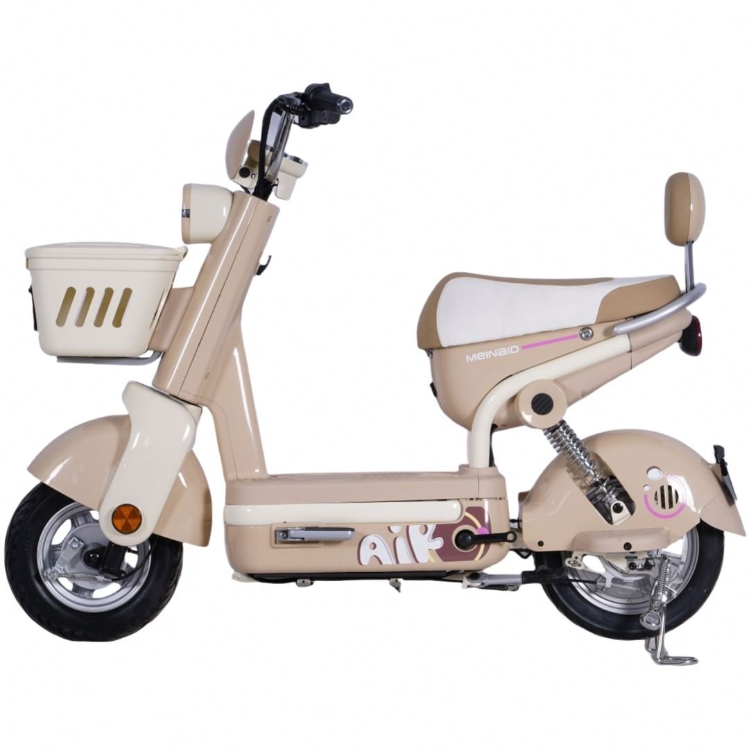 Hot Selling 14-Inch City Electric Bike for Adults 48V 350W Motor Central Motor Integrated 12Ah Battery Steel Frame
