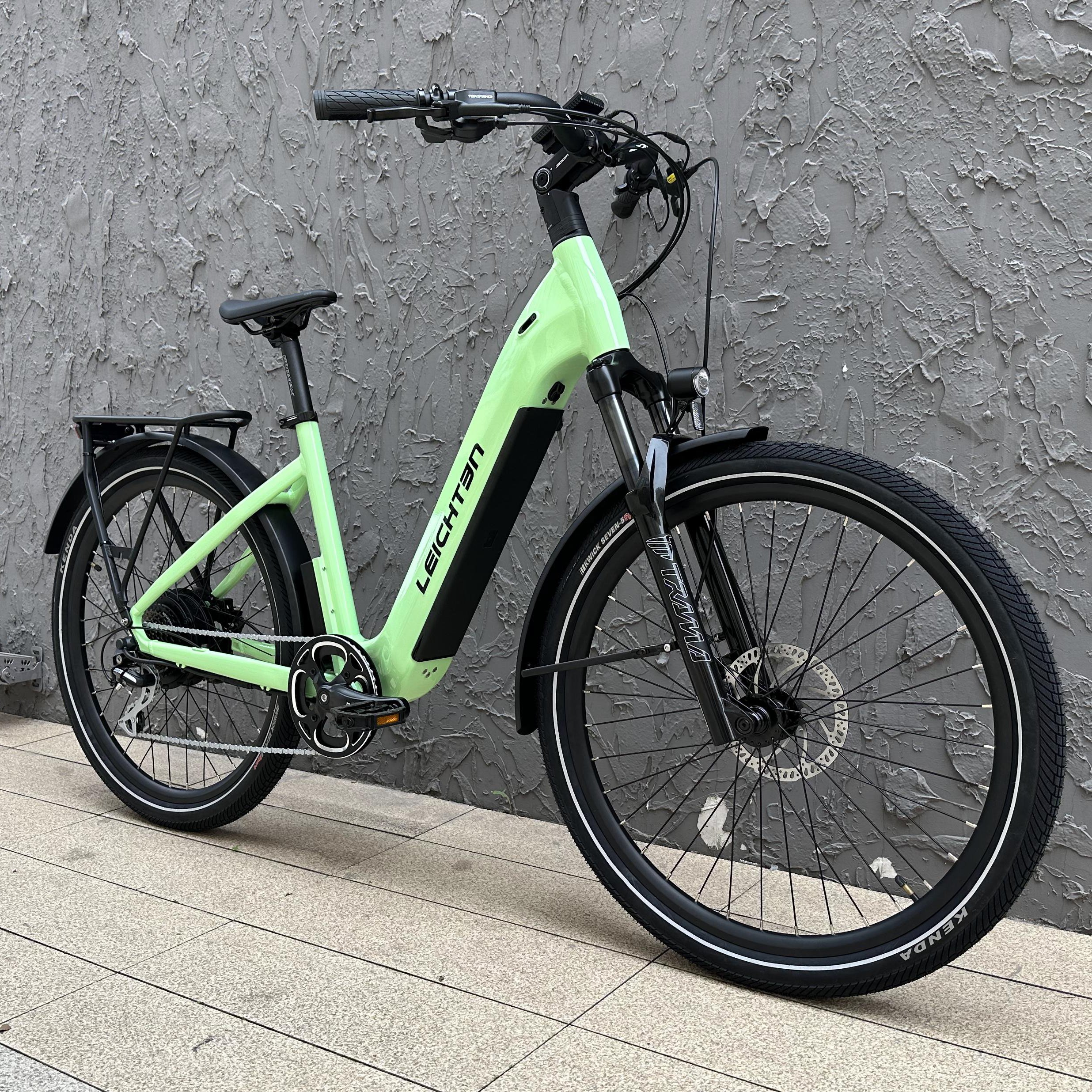 48V 500W 15AH Lithium Battery Step-thru Electric Road Hybrid Bike E Ebike Bicycle Electric City Bike