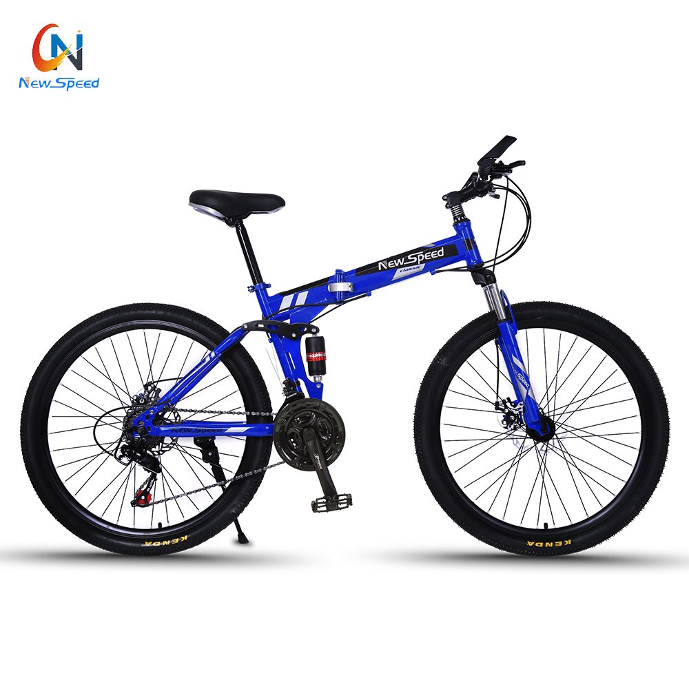 Wholesale mountain bicycle 24/26 inch variable speed folding shock absorption mountain bike student adult 24 inch mountain bike