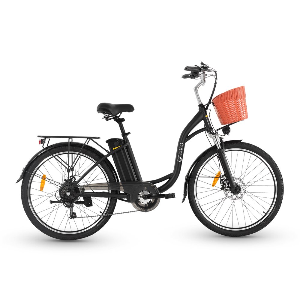 EU Warehouse Stock DYU C6 Lithium Battery Torque Sensor Motor cycle Electric City Bike assist road chopper Bicycle Ebike