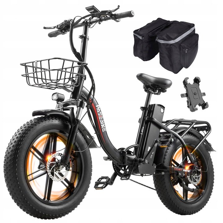 Electric Bike 20 Inch Fat Tire Mountain Foldable Electric Bike Snow Electric Bike