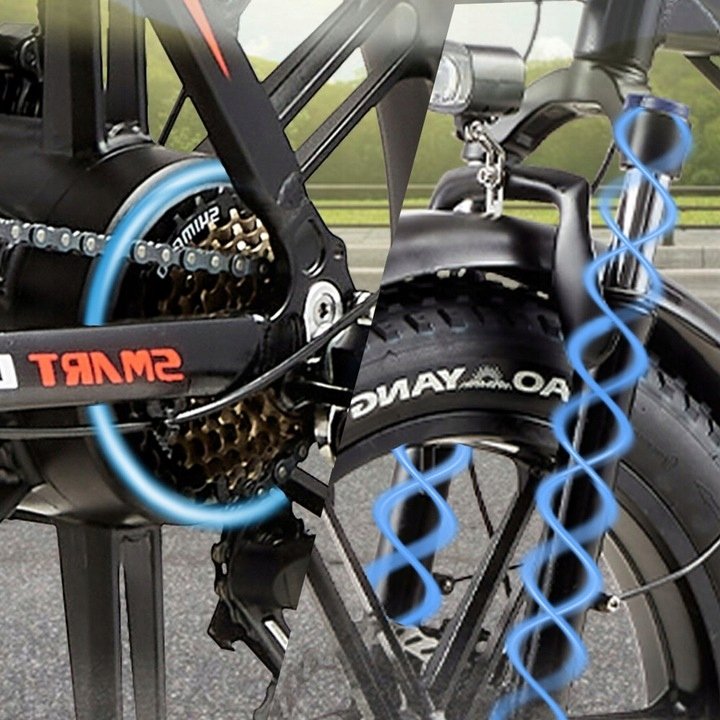 Electric Bike 20 Inch Fat Tire Mountain Foldable Electric Bike Snow Electric Bike