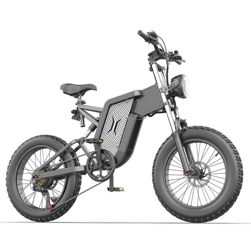 EKX X20 Electric Bicycle 35AH 2000W 48V Adult Mountain Ebike 20 Inch Mountain Moped Men's Road Hydraulic Oil Brake Electric Bike