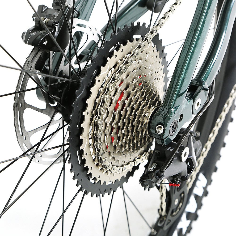 Factory price Alu Mid electric mountain bike Bafang M600 500W full suspension Ebike 624Wh hidden battery e bicycle