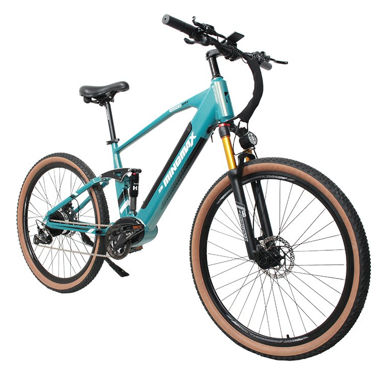 MINGMAX Cheap Electric Mountain Bike for Adults Hub-Drive Ebike with Aluminum Alloy Frame Made in China