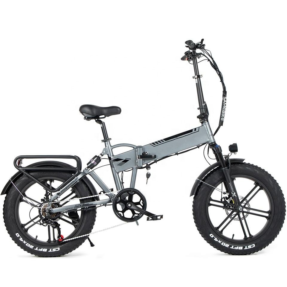 Dropshipping Europe Warehouse Foldable Electric City Bicycle Fat Tire Bike Ebike 750w 20inch in Stock
