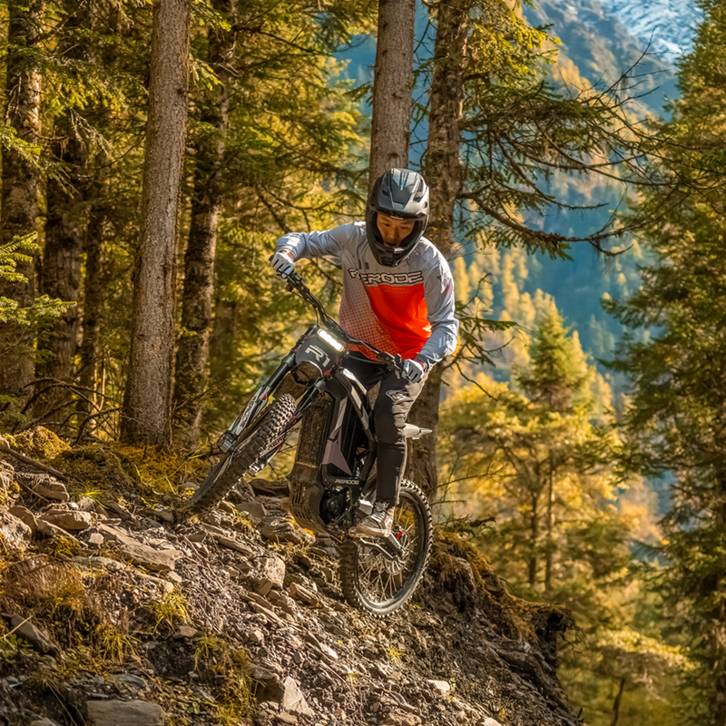 2024 Newest E motorcycle off-road Dirty Bike Racing High Speed 88km/h Rerode Light B