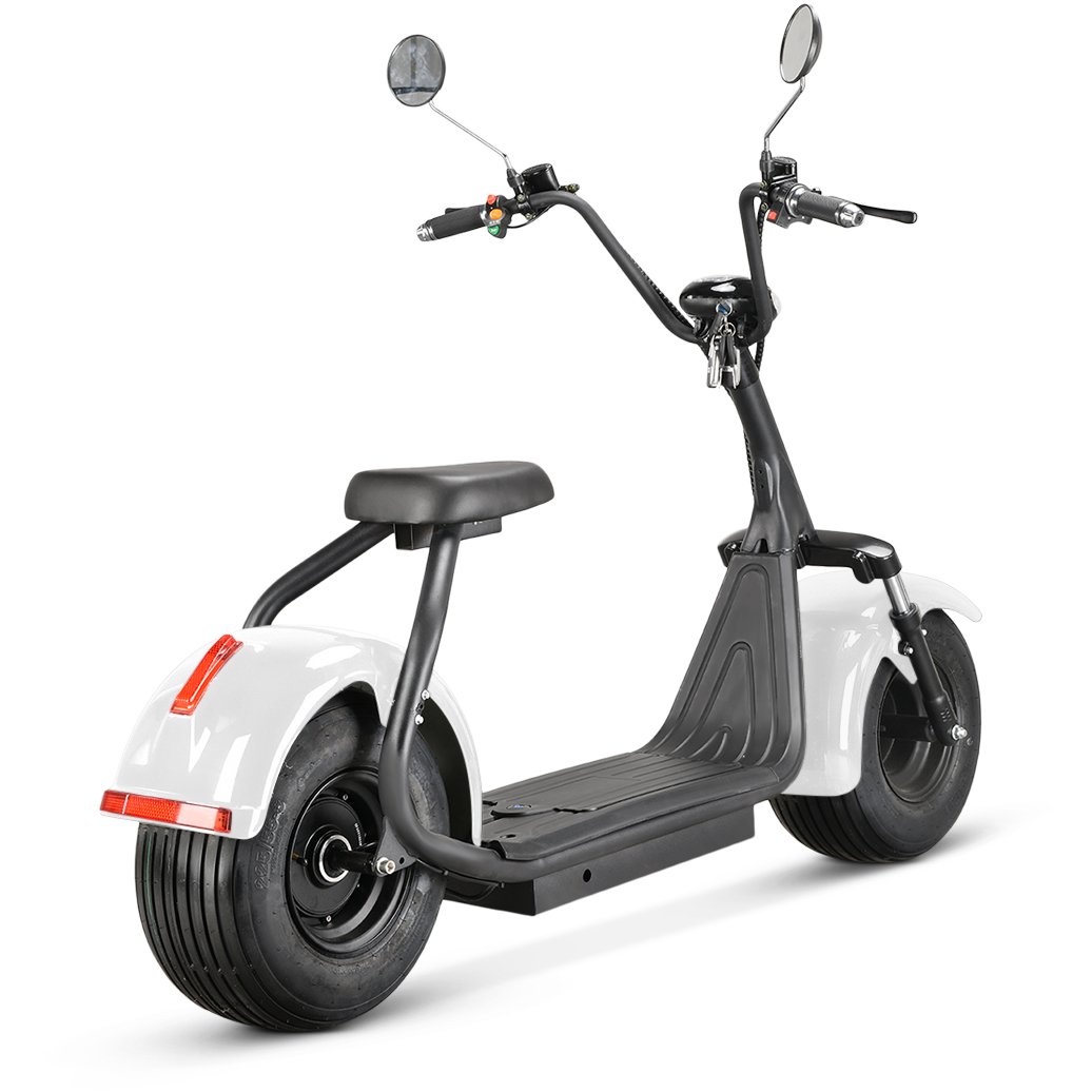 EU Warehouse Hot Selling Citycoco 60V 2000W Long Range 40AH Lithium E Bike 2 wheels big tire adult citycoco electric scooter