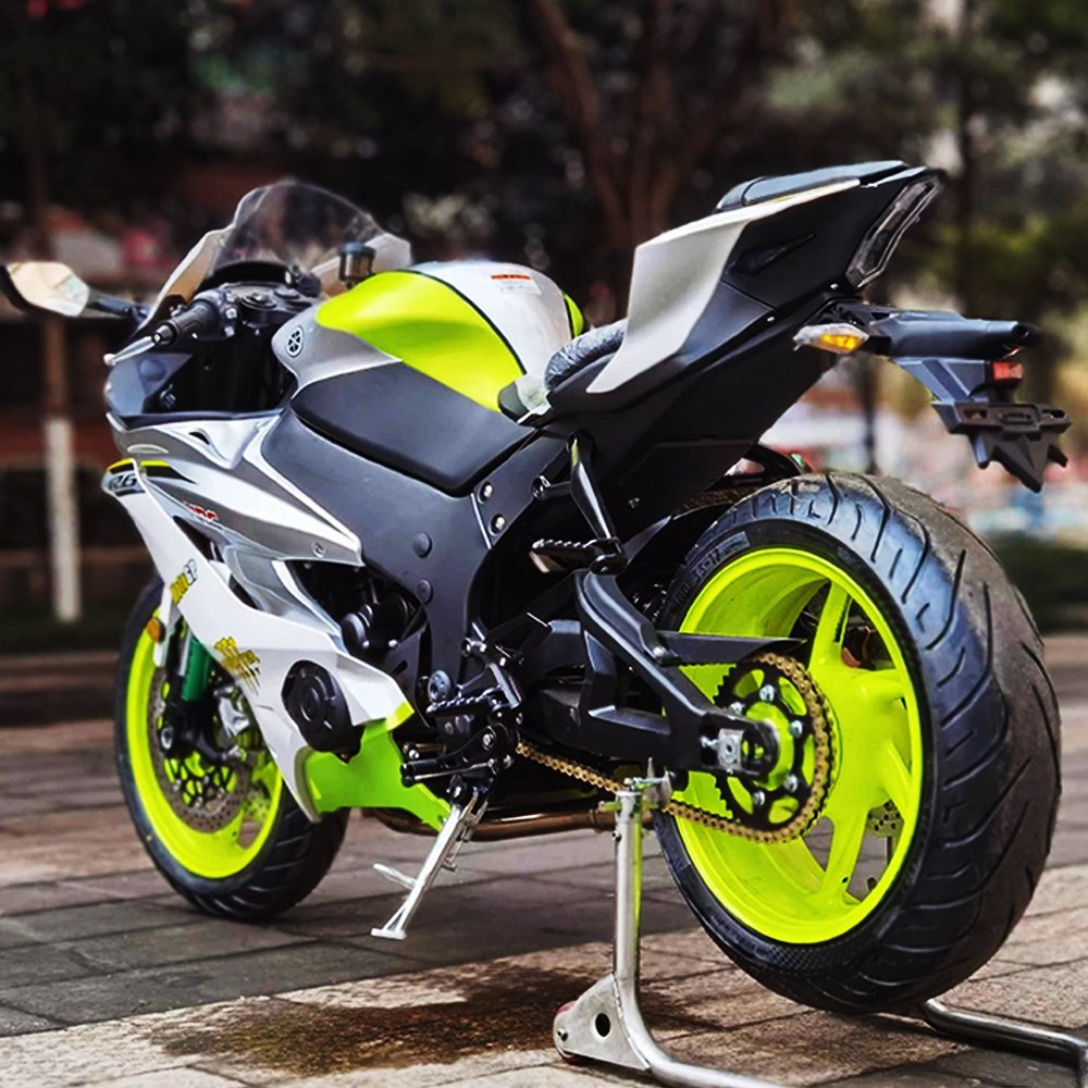 ChunFunGas Powered 500cc Automatic Racing Motorcycle Engine 4 Stroke Bicycle for Gasoline Road Sport Bike Motor