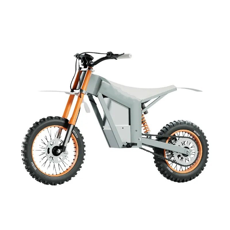 1500W 20ah 48v Racing Vintage-Style Electric Dirt Bike Full Suspension Mountain Road Electric Bike for Racing