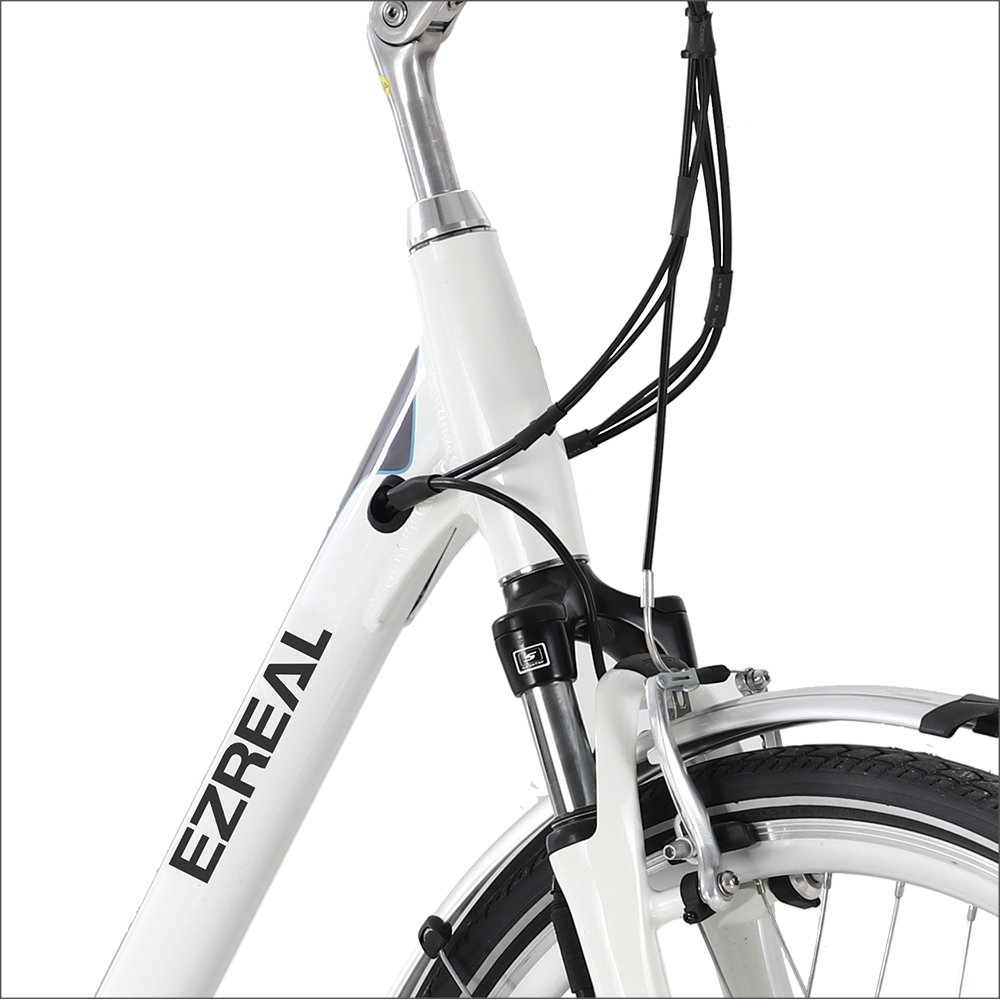 EZREAL High Performance E Bicycle City Electric Bike 28 Inch 36 V 250 W Ebike for Adult Digital Lithium Battery Rear Hub Motor