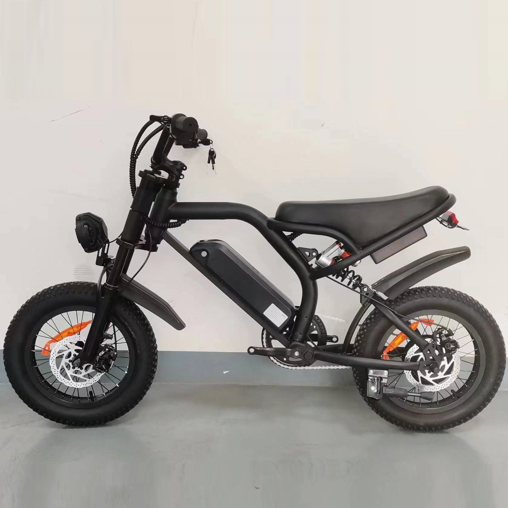 Electric Mountain Bike Fat Tire 48v 350w Off Road Snow Ebike E-bike Bicycle Electric Fat Tyre Rear Drive 16inch